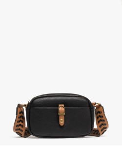 Sac besace compact à bandoulière large tressée femme